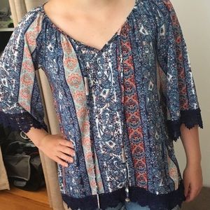 Flowy, Flowery & Fun Boho Boutique Tunic